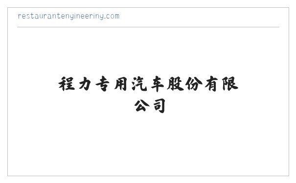 扫路车,吸尘车,洗扫车,抑尘车,高压清洗车,垃圾车,洒水车-程力专用汽车股份有限公司 缩略图